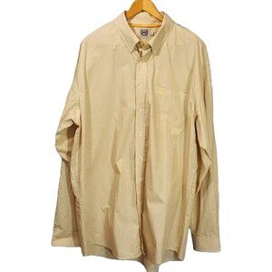 Cinch Yellow Plaid Long Sleeve Button Down Shirt SZ XL